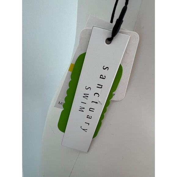 Sanctuary Multi-color Fresh Squeezed Women's V Wire Bandeau Swim Top Medium - Picture 5 of 8